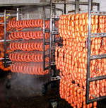 Мясопереработка. Производство вареных колбас, сарделек, сосисок, полукопченых колбас.