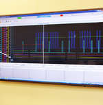 Локальная операционная сеть SVS-3000, обеспечивающая программирование, визуализацию, сбор и архивирование технологических процессов термообработки продукта на 12 термокамерах с выводом всех данных на компьютеры операторов