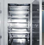 Оборудование АГРОС для копчения колбасного сыра. Термокамеры для копчения колбасного сыра (электроразогрев) - прогрев и копчение