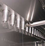 Оборудование АГРОС для копчения колбасного сыра. Термокамеры для копчения колбасного сыра (электроразогрев) - прогрев и копчение